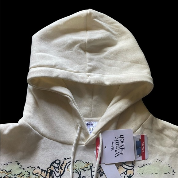 NWT-DISNEY-WINNIE THE POOH & FRIENDS-PULLOVER HOODIE-SIZE X SMALL - Picture 4 of 6